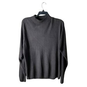 Geoffrey Beene Vintage Sweater Mens XXL Long Sleeve Mock Stretch Acrylic Knit